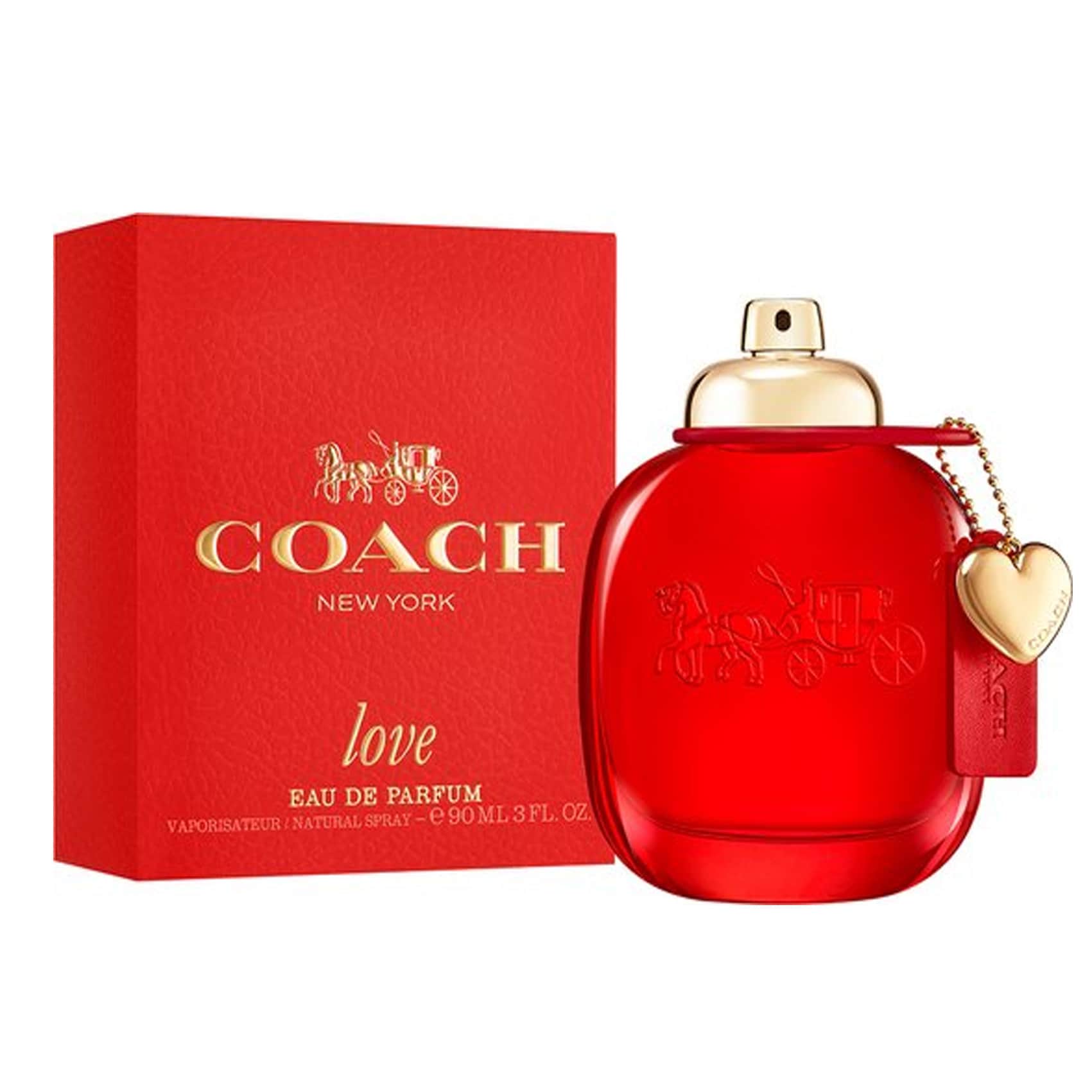 Coach Love 90ML EDP Spray for Women - Floral Fruity Perfume, Long-Lasting Fragrance for Date Night & Special Occasions