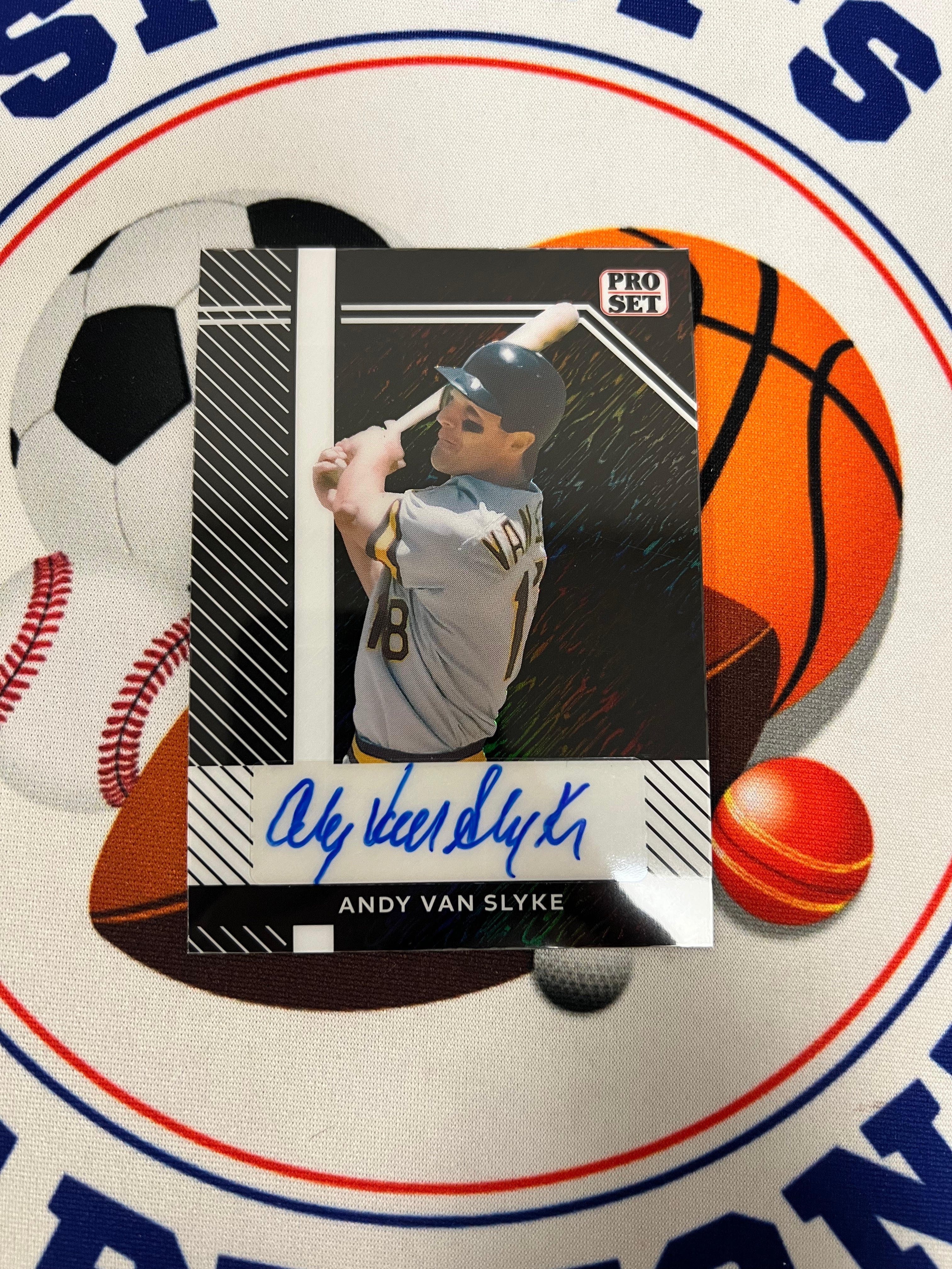 Andy Van Slyke Autographed Baseball Card - 2024 Leaf Pro Set 5/5 - Limited Edition Collectible for MLB Fans & Sports Memorabilia Enthusiasts - Perfect for Display, Gifts, and Investment Collections