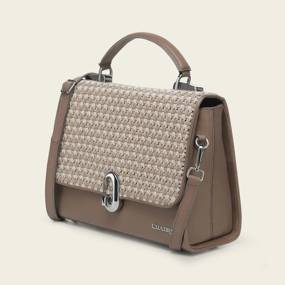 BOD2KRS Women's Fashion Leather Tote Bag - Elegant Almond Color Handbag for Work, Travel & Daily Use