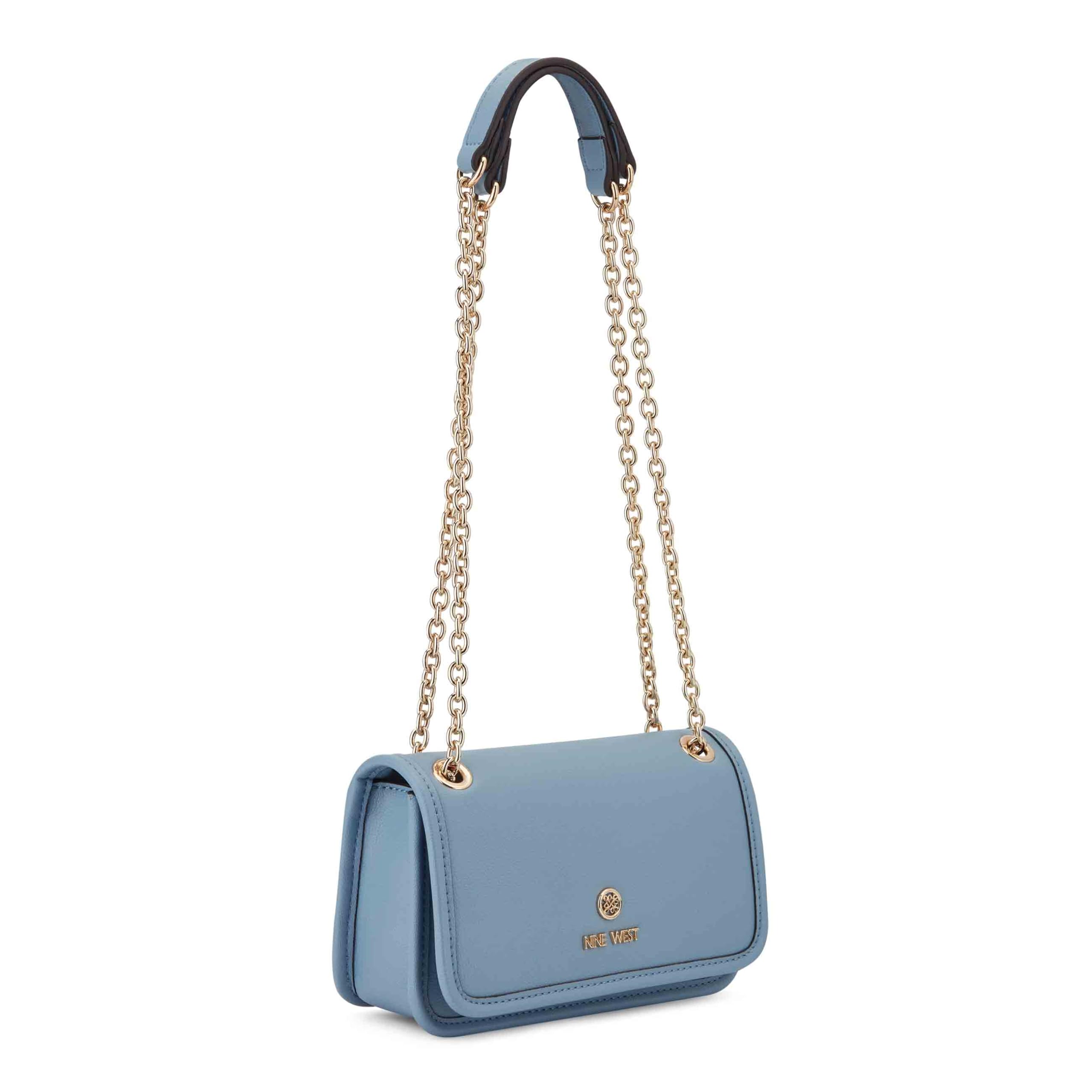 Nine West Saoirse Mini Convertible Crossbody Flap Bag - Stylish Leather Shoulder Purse for Women | Perfect for Work, Travel & Everyday Use