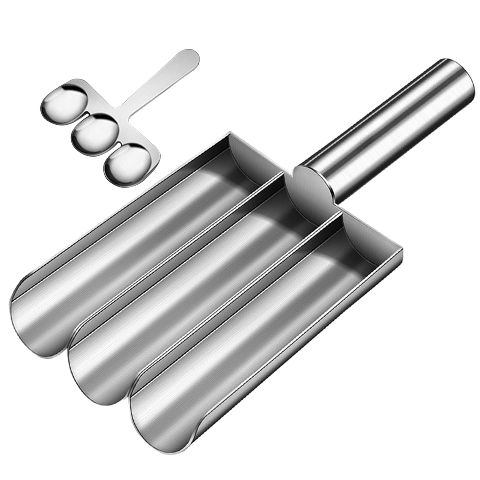 Premium Stainless Steel Meatball Maker Scoop - Manual Kitchen Tool for Perfectly Shaped Meatballs, Cookies & Dough Balls | Food Grade Safe, Long Handle Design | Ideal for Home Cooking, Meal Prep & Baking