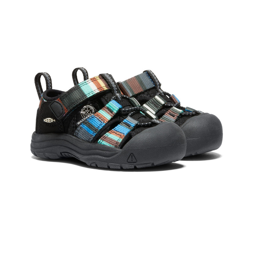 Newport H2 Kids Sandals for Toddlers - Raya Black | Comfortable & Durable Beach Shoes for Boys & Girls | Perfect for Summer, Pool, and Outdoor Play