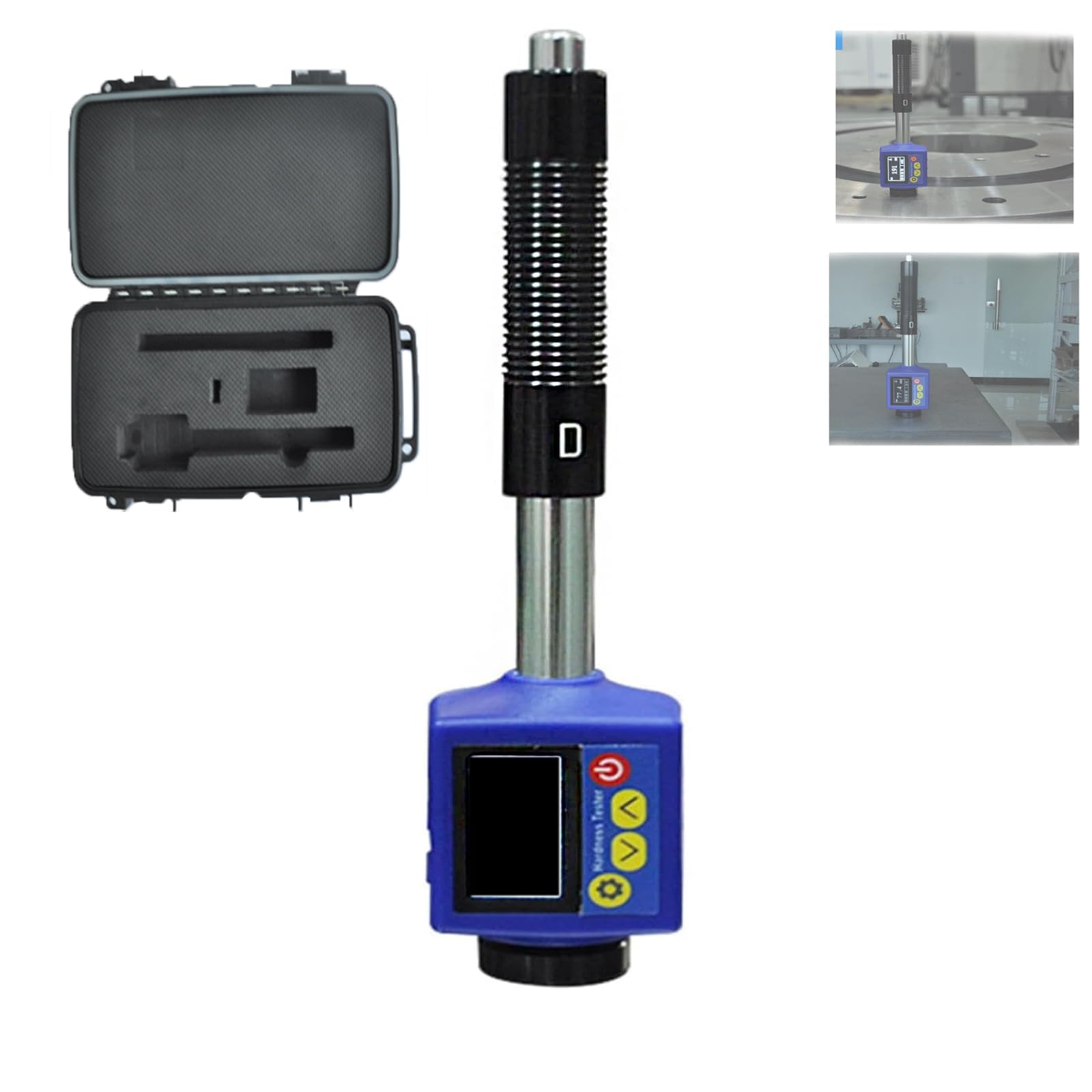 Portable Digital Pen Hardness Tester - High Precision 360° Measurement with ±0.5% Accuracy (HLD=800) | 0.8% Repeatability | Ideal for Chemical Labs & Manufacturing Plants | Perfect for Quality Control & Material Testing
