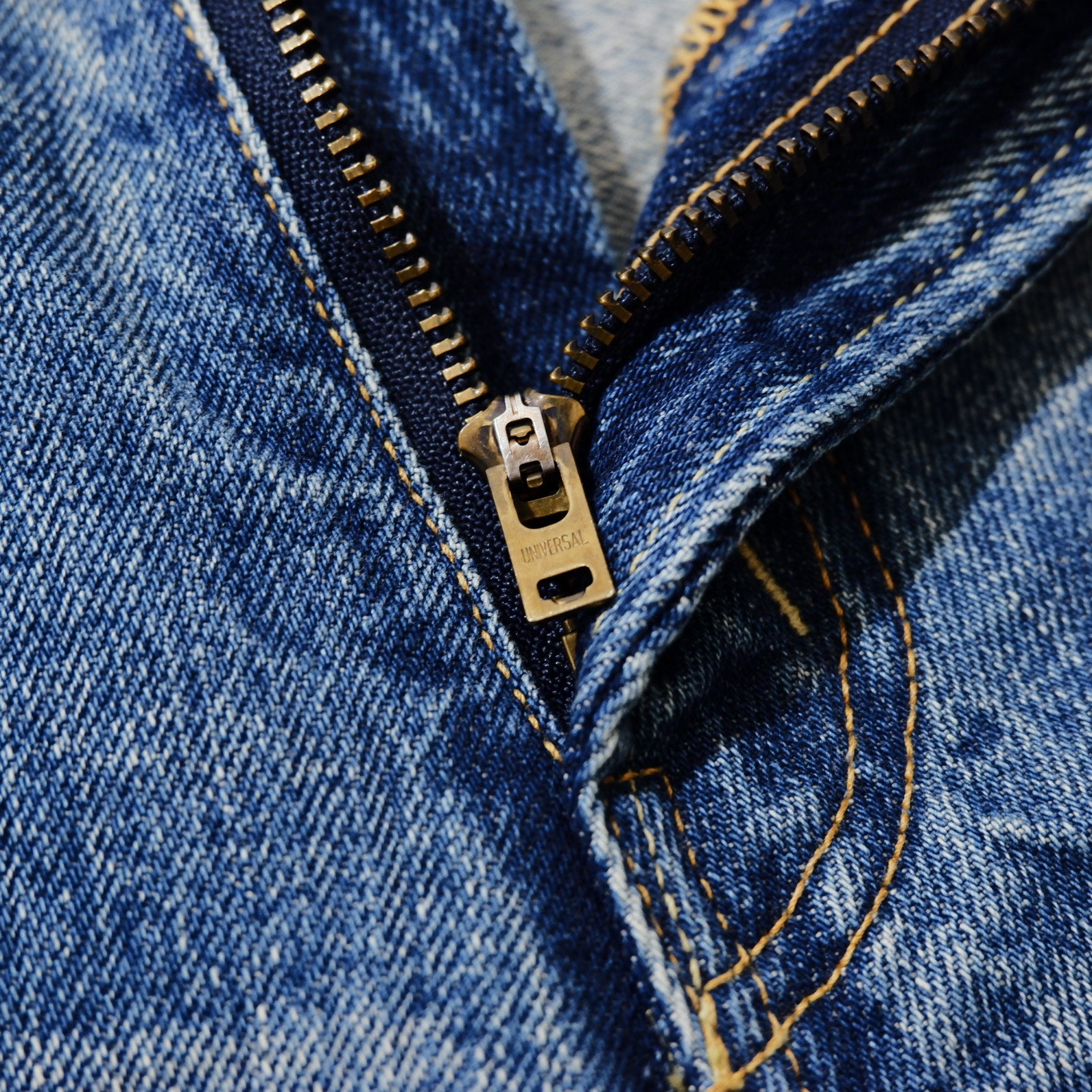 Premium Light Indigo Selvedge Denim Jeans for Men - Raw Japanese Denim, Slim Straight Fit, High-Quality Cotton - Perfect for Casual Wear, Street Style & Vintage Fashion