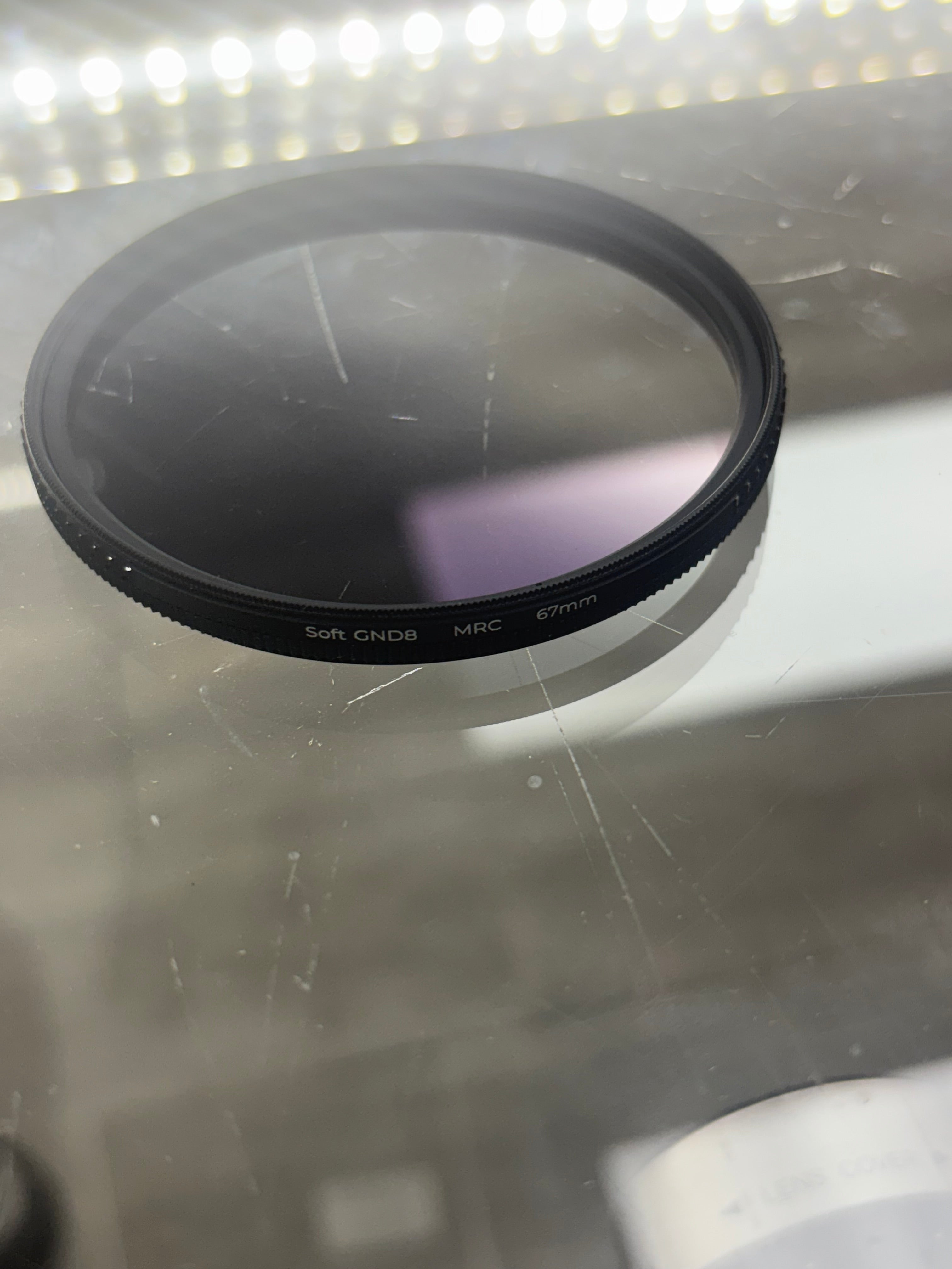 K&F Concept 67mm Soft GND8 (3 Stop) Graduated Neutral Density Lens Filter with 28 Multi-Layer Nano X Coatings for DSLR & Mirrorless Cameras - Perfect for Landscape, Sunset, and Seascape Photography