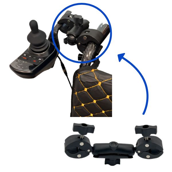 ComfyGO Caregiver Controller for Electric Wheelchairs - Easy Assist Remote Control for Elderly & Disabled - Perfect for Home Care, Hospitals & Outdoor Mobility