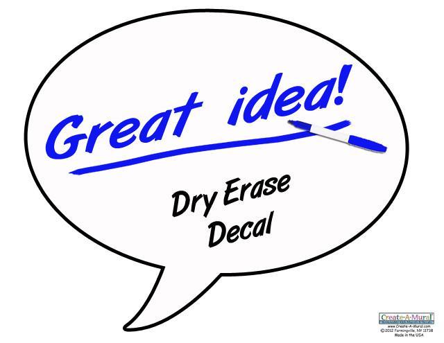 Dry Erase Decal - Removable Whiteboard Sticker for Wall, Fridge & Office - Perfect for Home, School & Work Organization