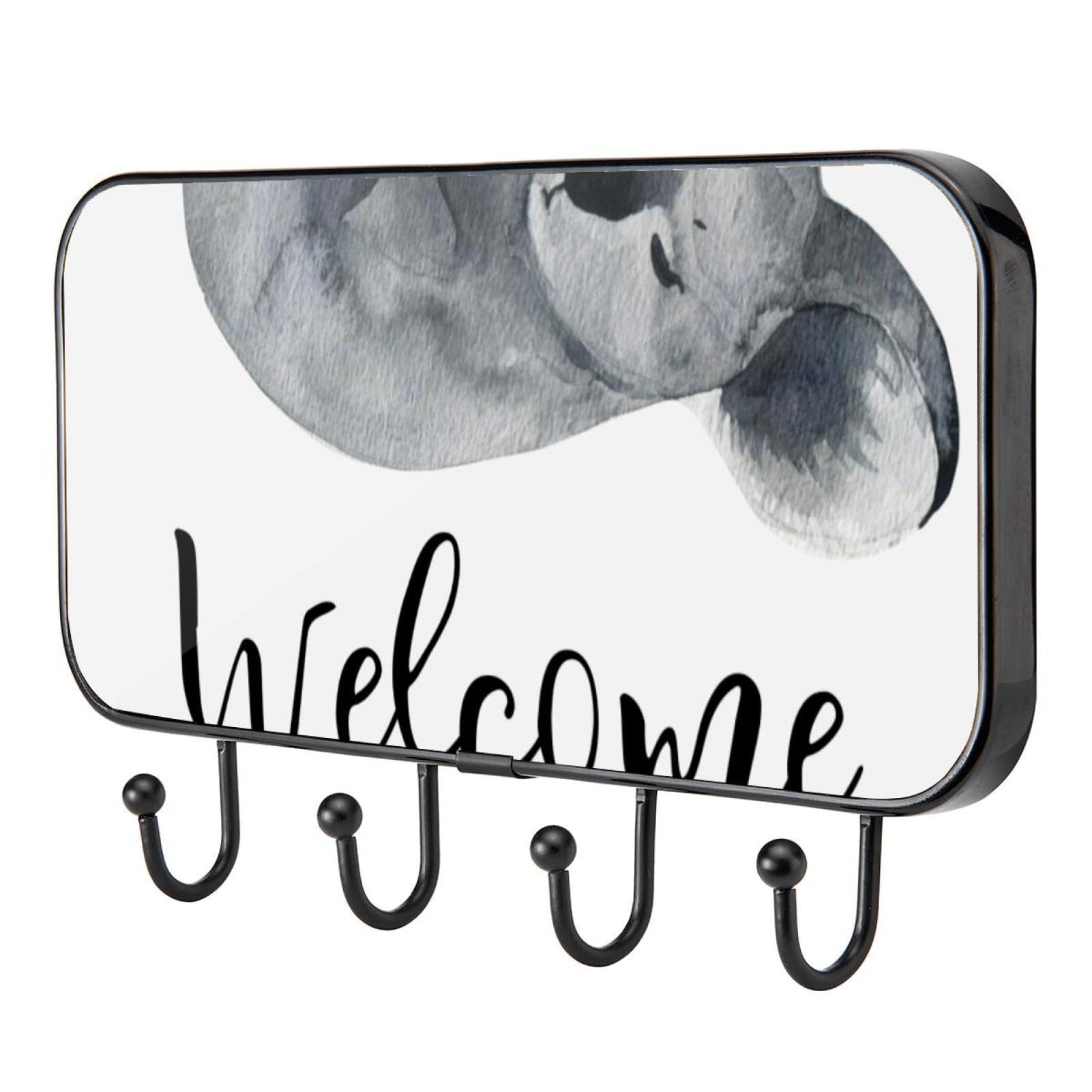 GIAPB Adhesive Wall Hooks - Strong Self Adhesive Hooks for Hanging Decor, Keys & Towels - Perfect for Home, Office & Dorm Organization