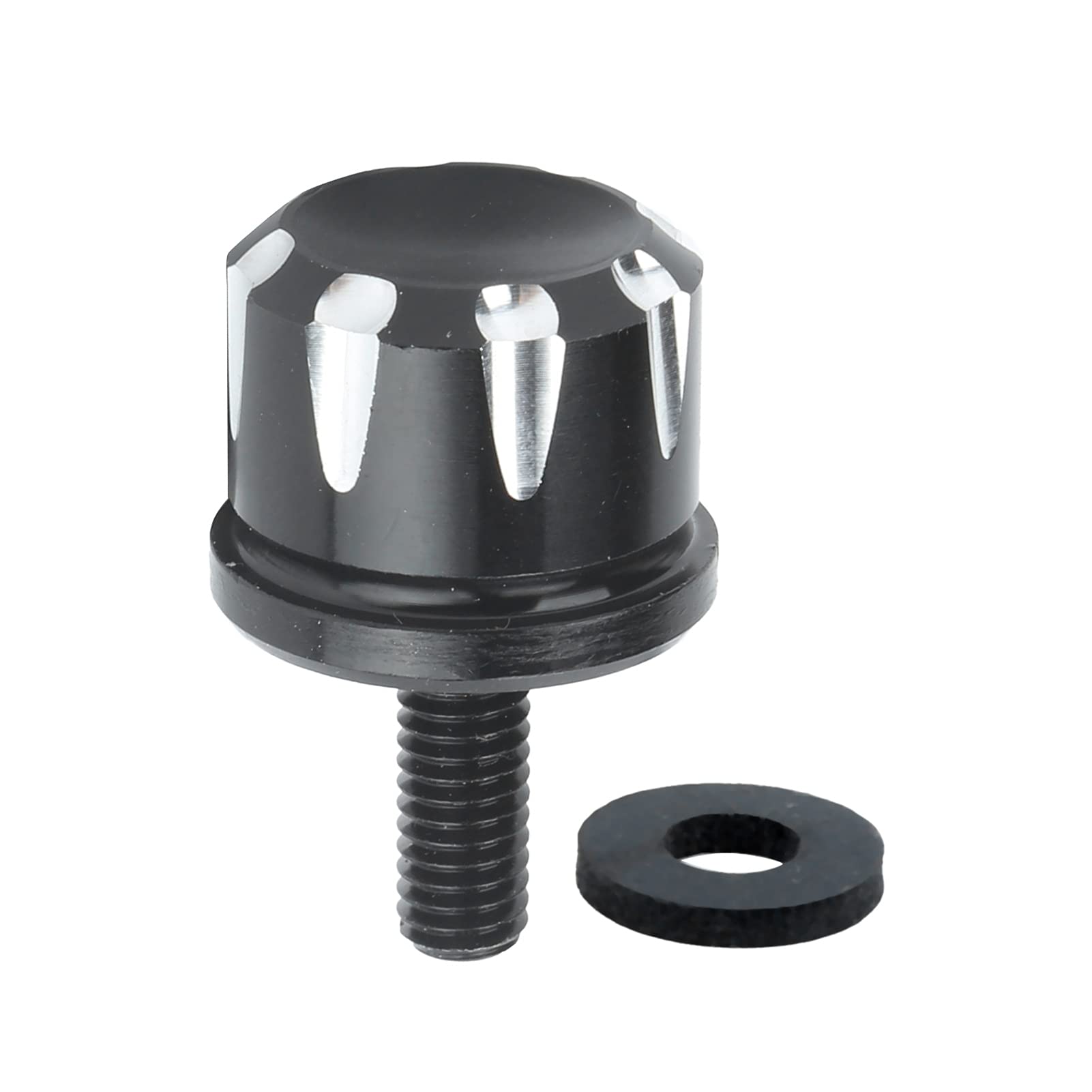 Stainless Steel Motorcycle Seat Bolt Screw 1/4in-20 Thread - Fits Iron 883, Forty Eight, Roadster for Secure Seat Mounting