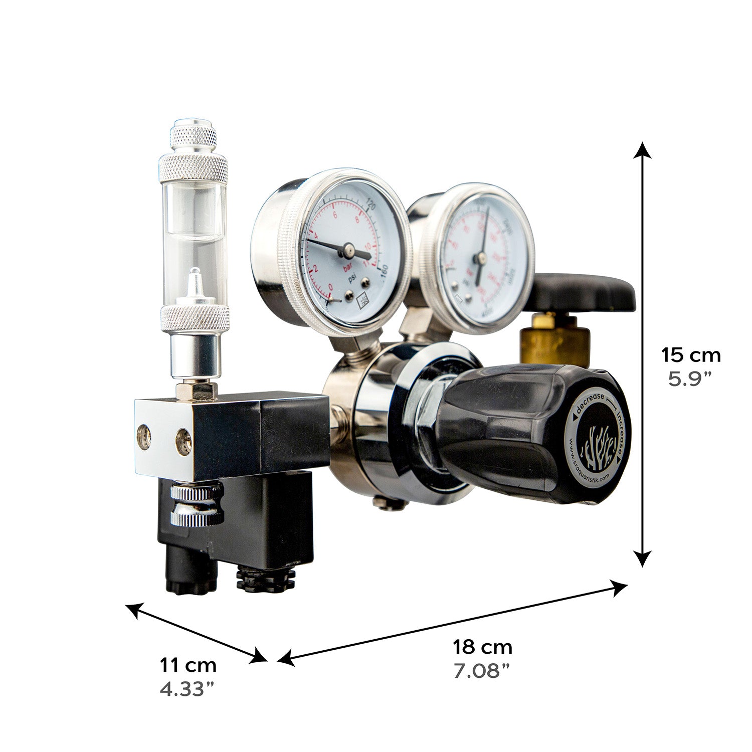 Premium Single Stage CO2 Regulator for Homebrew Kegerators & Draft Beer Systems - Perfect for Home Brewing, Carbonation, and Aquarium Use