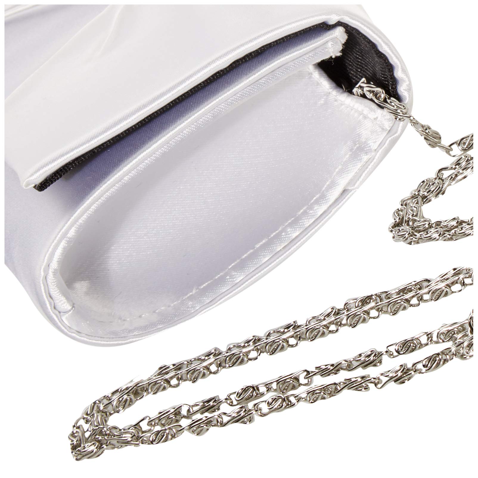 Stylish White Touch Ups Clutch Handbag for Women - Perfect for Evening Parties, Weddings & Special Occasions