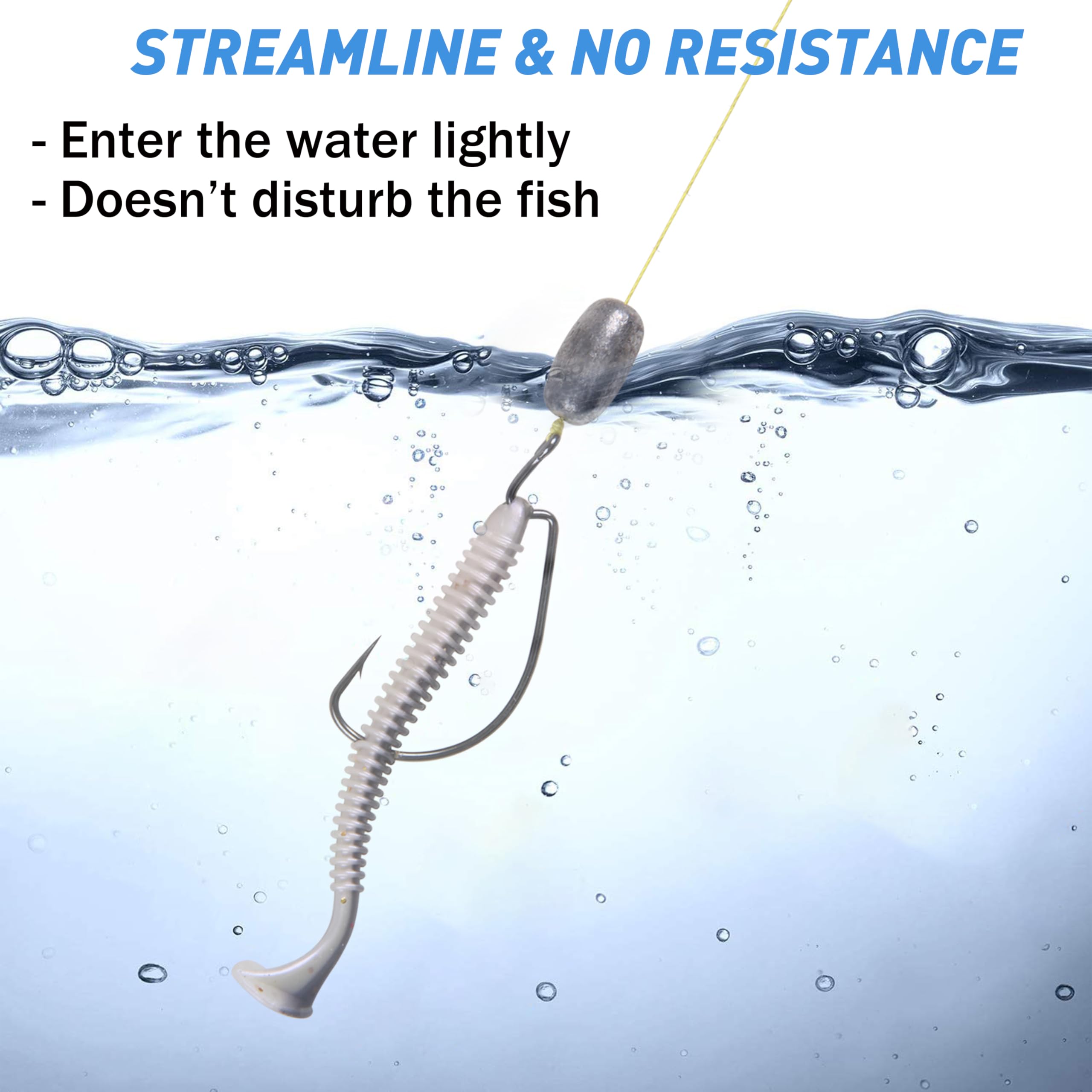 Premium Oval Egg Sinkers Fishing Weights - Sliding Bass & Catfish Weights for Saltwater & Freshwater Fishing - Ideal for Worm Fishing, Casting, and Bottom Fishing Techniques