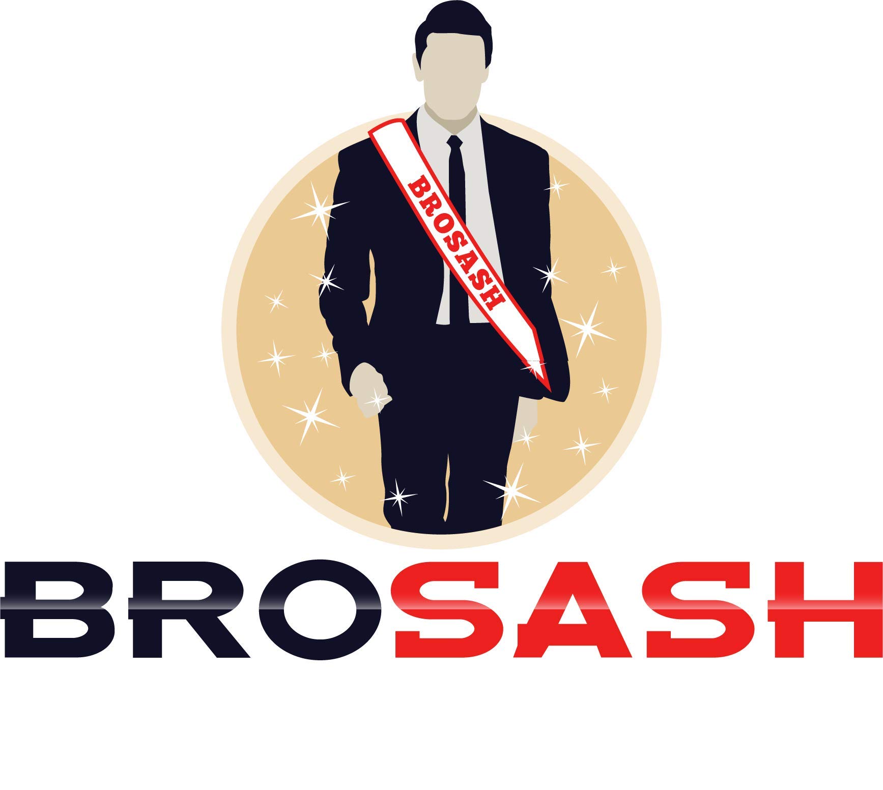 BroSash Bachelor Party Banner - Gold Sexy Stripper Bachelorette Party Decorations | Naughty Wedding Decor, Groom to Be Garland Sign | Perfect for Bachelor Parties, Bridal Showers & Engagement Celebrations