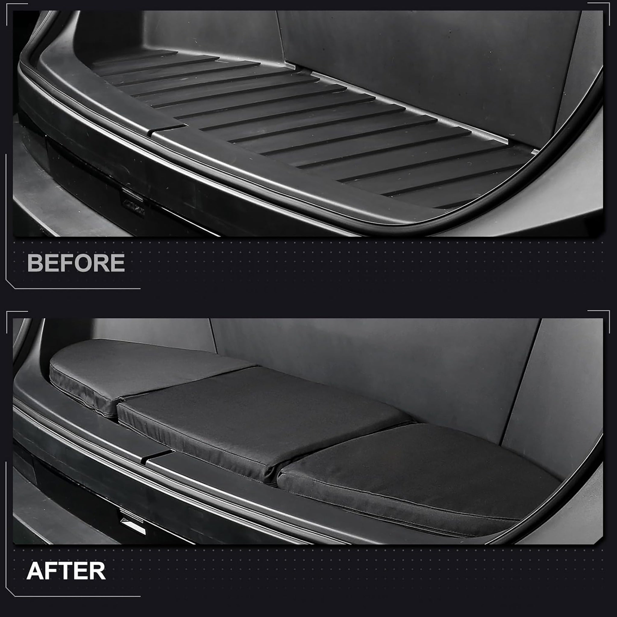 Cybertruck Front Trunk Seat Cushion - Premium Comfort for Tesla Owners | Perfect for Road Trips & Daily Commutes