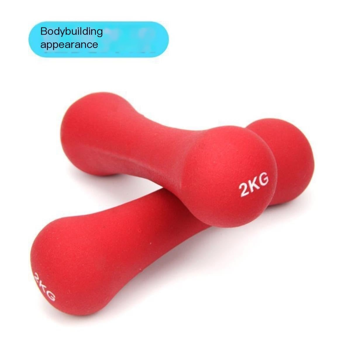 Home Fitness Dumbbells for Women - Bone Shaped Dumbbells for Arm Toning, Jump Rope Exercises & Yoga - Lightweight Workout Weights for Home Gym, Strength Training & Weight Loss