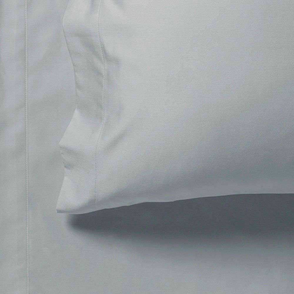 1000TC Ultra Soft Fitted Sheet & 2 Pillowcases Set - Queen Size Bed Sheets - Silver Gray Luxury Bedding - Perfect for Master Bedroom, Guest Room & Hotel Use