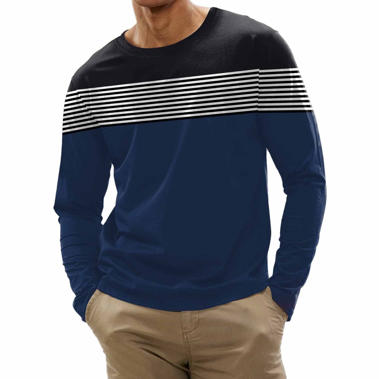 Men's Vintage Graphic Long Sleeve Muscle Tee - Fitness & Rock Style Pullover T-Shirt for Gym, Workout & Casual Wear | Fall Fashion Essential