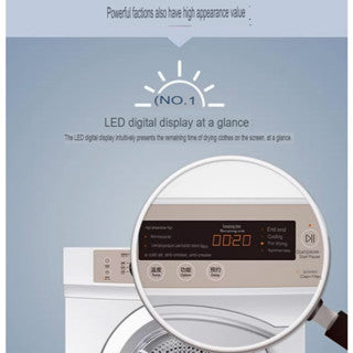Haier TDZE7 F Leader 7kg Fully Automatic Clothes Dryer with 2 Years Warranty - Perfect for Laundry Rooms, Apartments & Small Homes