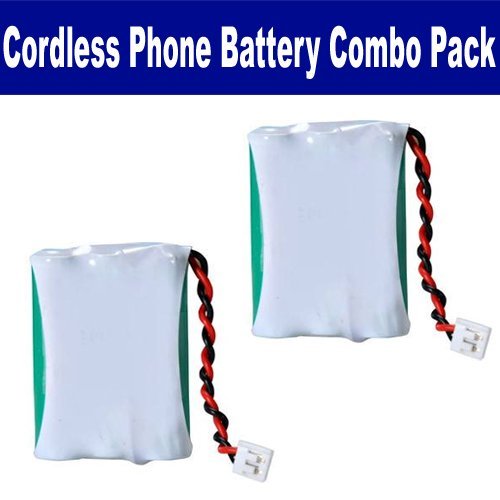 GE 5-2721 Cordless Phone Combo Pack with 2 x BATT-27910 Rechargeable Batteries - Perfect for Home & Office Communication