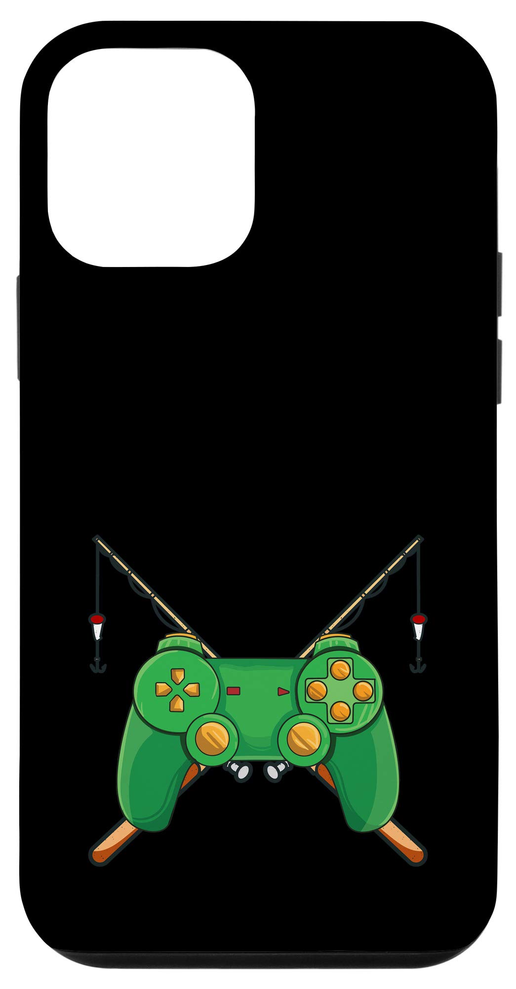 iPhone 12 Mini Case - Funny Fisherman Design for Fishing Game Lovers | Durable Protective Cover for Gaming & Outdoor Activities