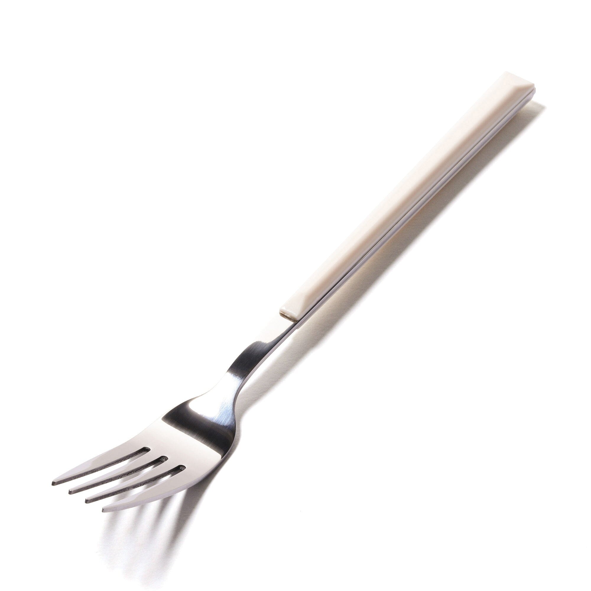 Premium White Color Handle Dinner Fork - Elegant Flatware for Fine Dining, Restaurants & Home Entertaining