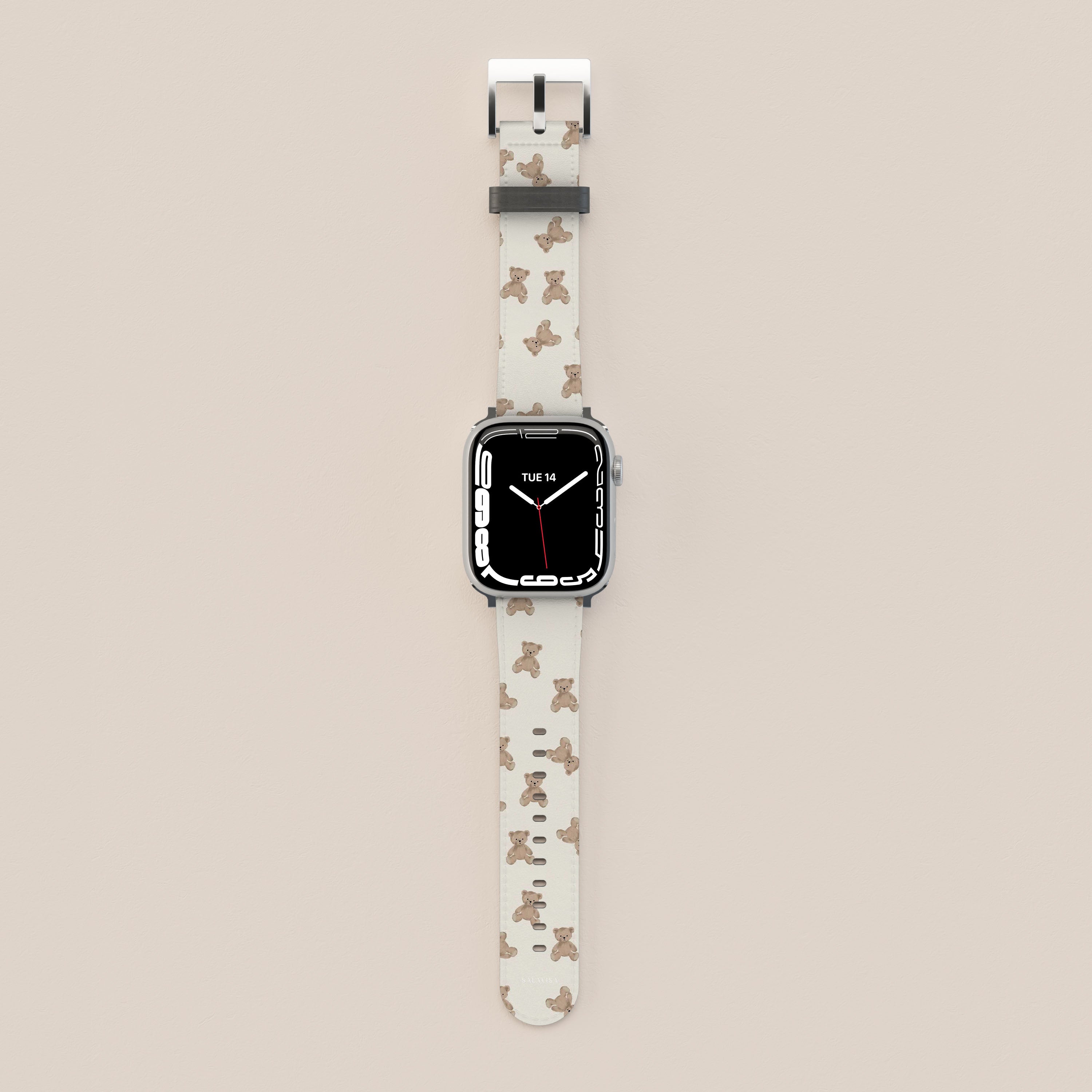 Premium Soft Silicone Bear Hugs Apple Watch Band - Comfortable & Stylish for Workouts, Running & Everyday Wear