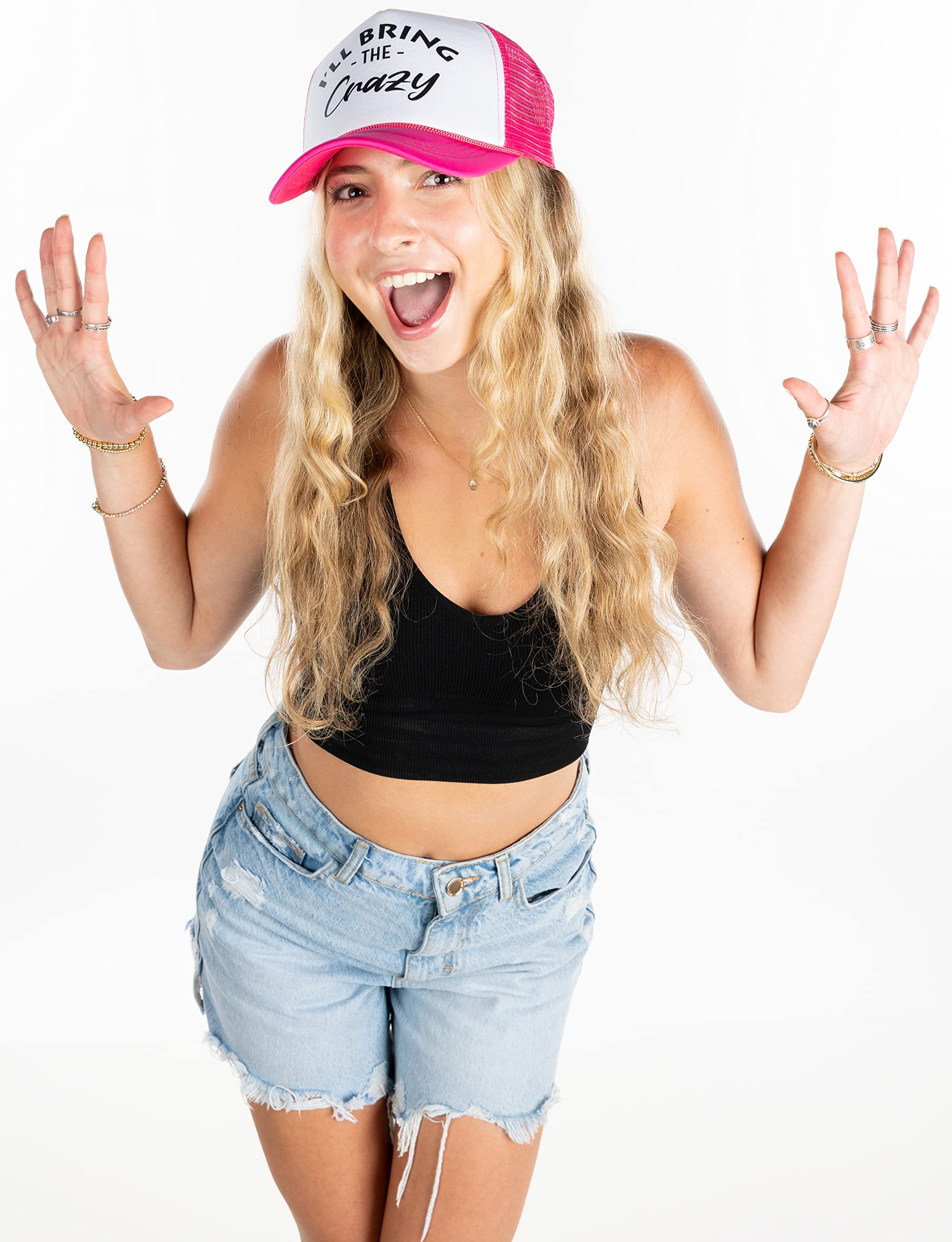 Funky Junque Bride-to-Be Bachelorette Party Foam Trucker Snapback Hat - Perfect for Bachelorette Parties, Bridal Showers & Girls' Night Out