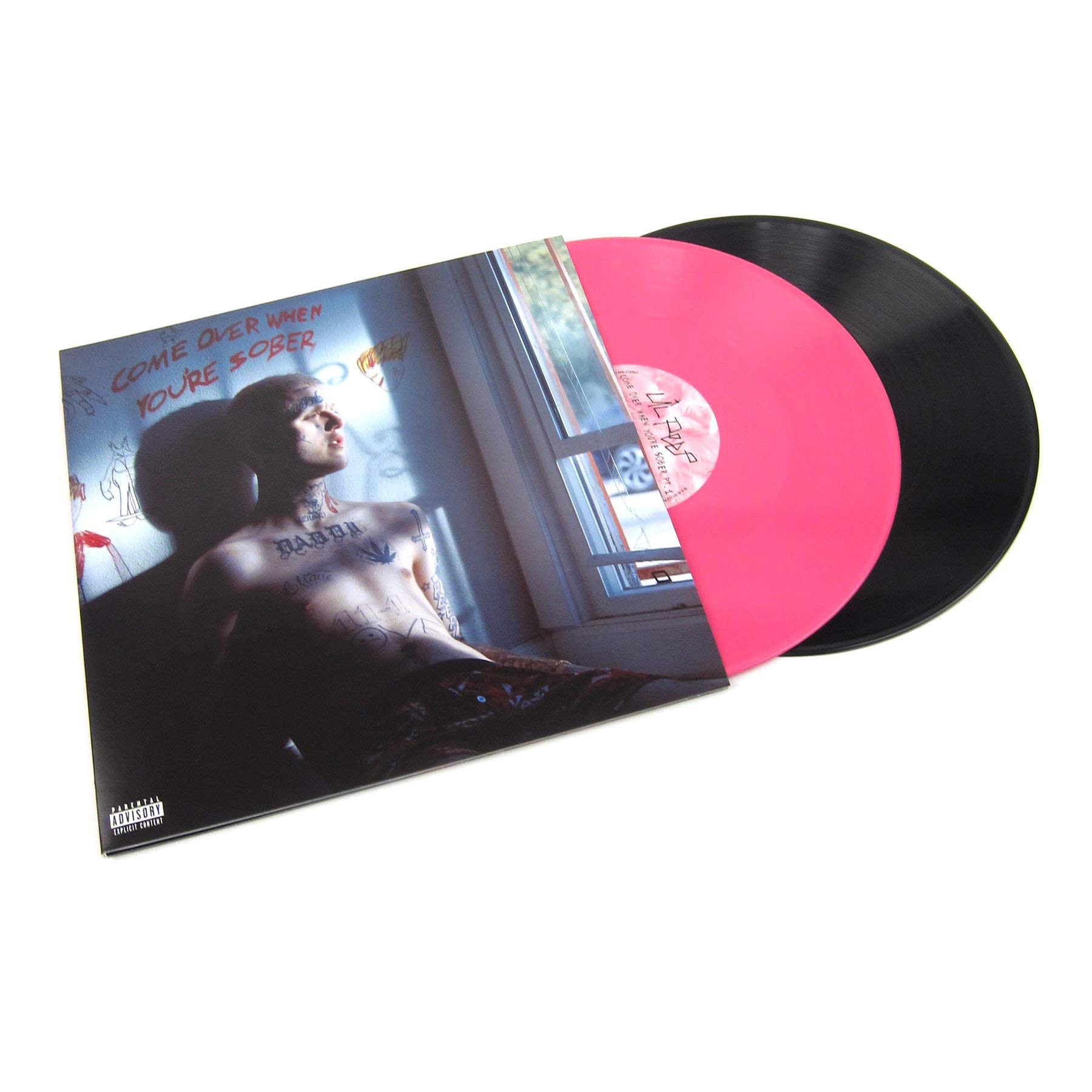 Lil' Peep: Come Over When You're Sober Pt.1 & Pt.2 - Limited Edition Colored Vinyl 2LP Record | Collectible Music Album for Fans & Vinyl Enthusiasts | Perfect for Home Listening & Music Collection Displays