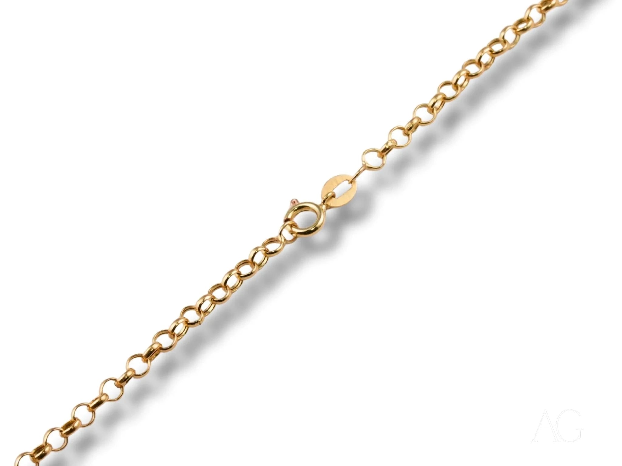 18K Gold Rolo Chain Necklace - 2.7mm Classic Round Link Design for Women, Men | Perfect for Layering, Gift Giving & Everyday Wear