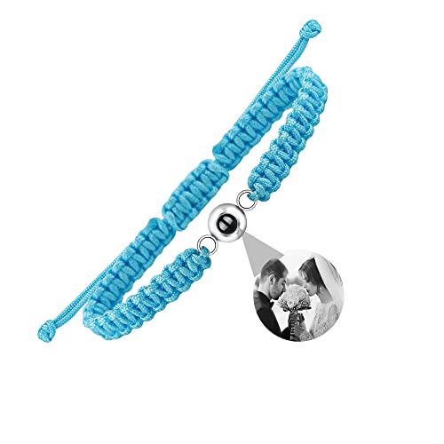 Blue-Black and White Image
