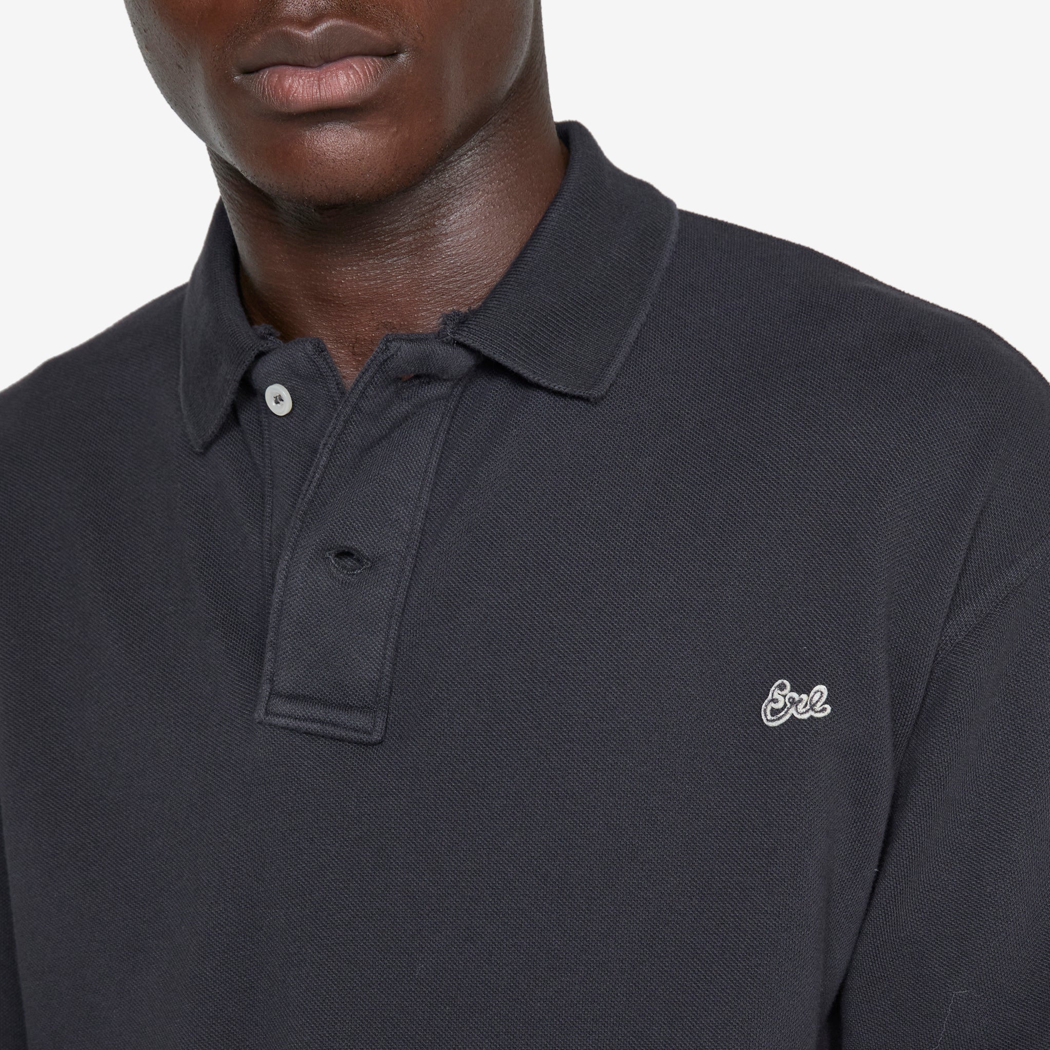Premium Double Sleeve Polo T-Shirt for Men - Comfortable Black Cotton Shirt - Perfect for Casual Wear, Office & Outdoor Activities