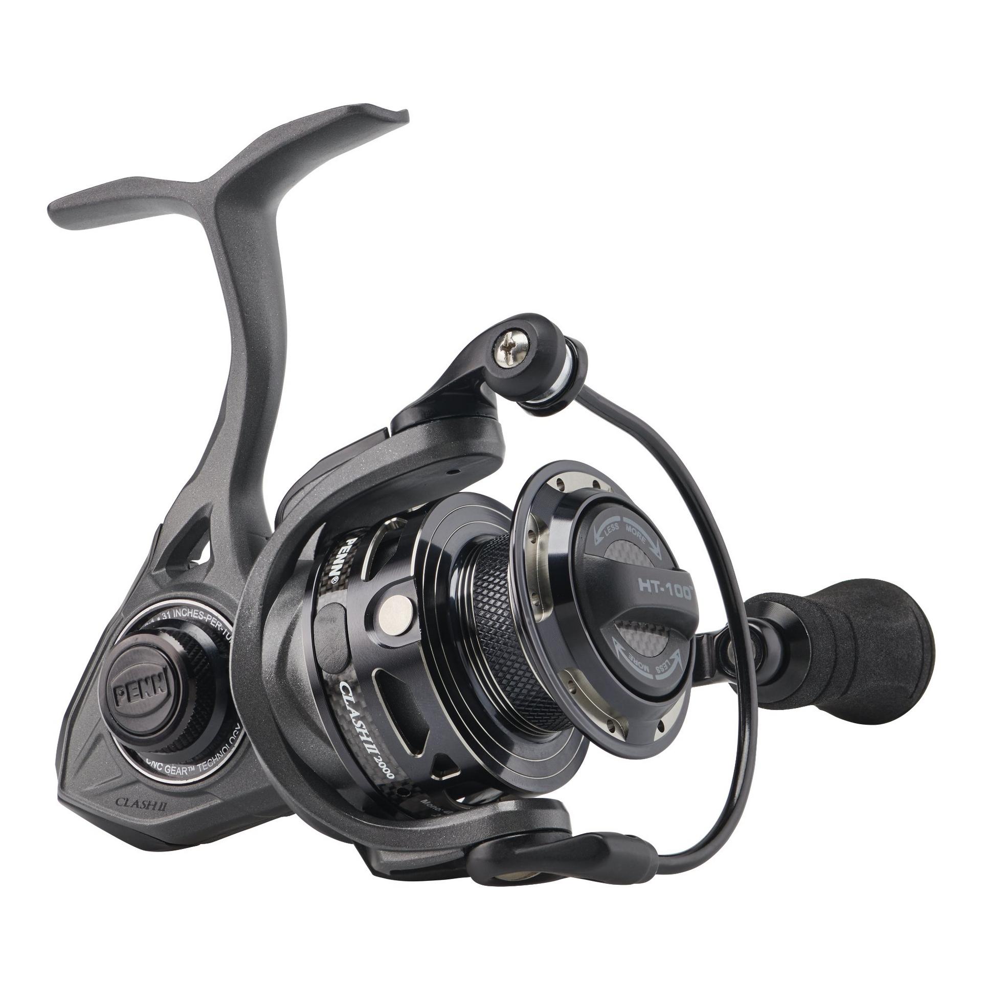 Clash™ II Spinning Reel - High Performance Fishing Reel for Saltwater & Freshwater - Smooth Drag System, Durable Design - Perfect for Bass, Trout & Saltwater Game Fish