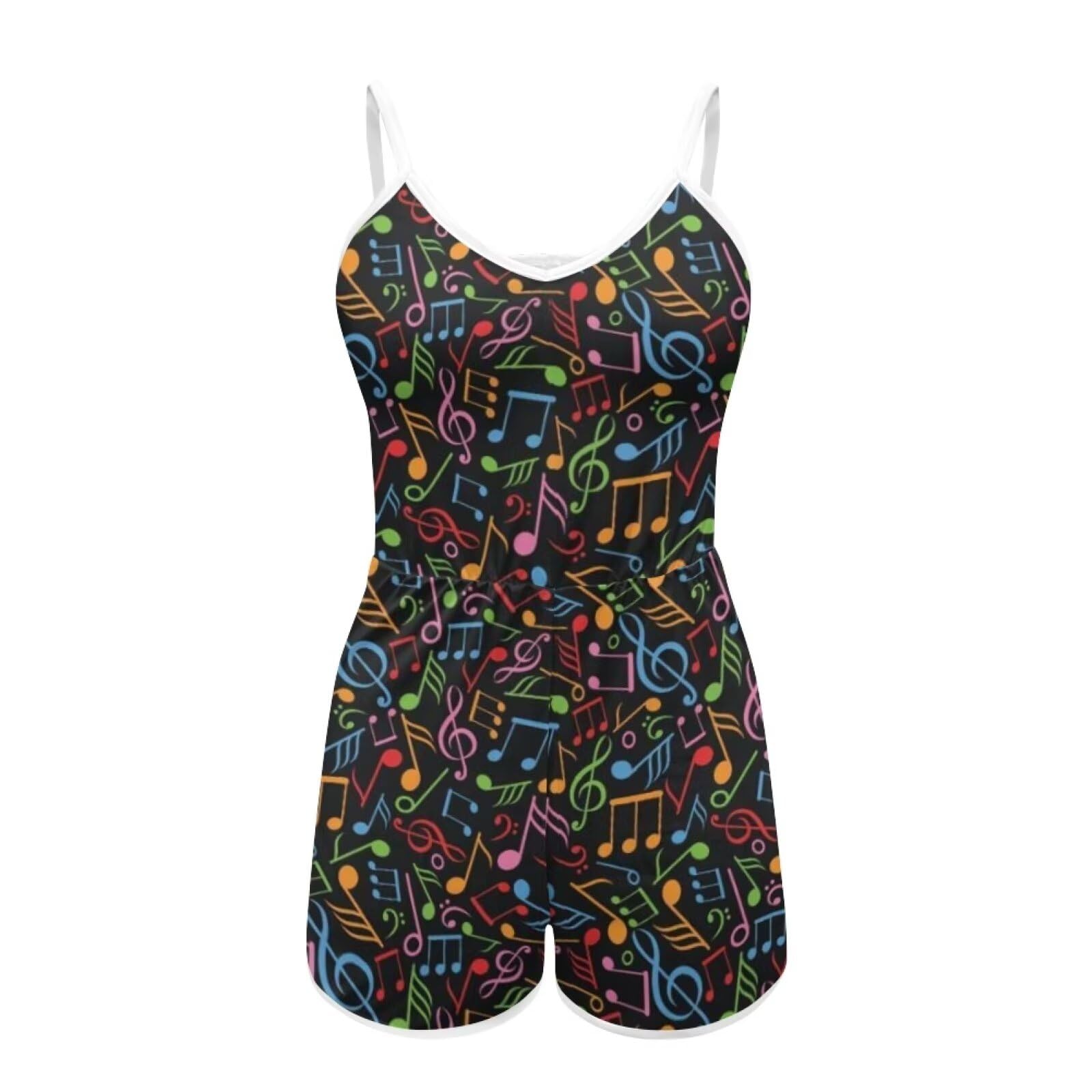 Women's Sleeveless Suspender Overalls Jumpsuit - One Piece Short Romper Pajama for Summer Beach Wear | Casual Outfit, Sleepwear & Vacation Clothing