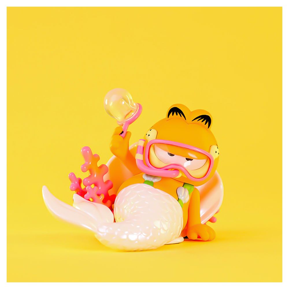 Garfield Day Dream Plush Toy - Cute & Soft Stuffed Cat for Kids & Adults | Perfect for Gifts, Bedroom Decor, and Comfort