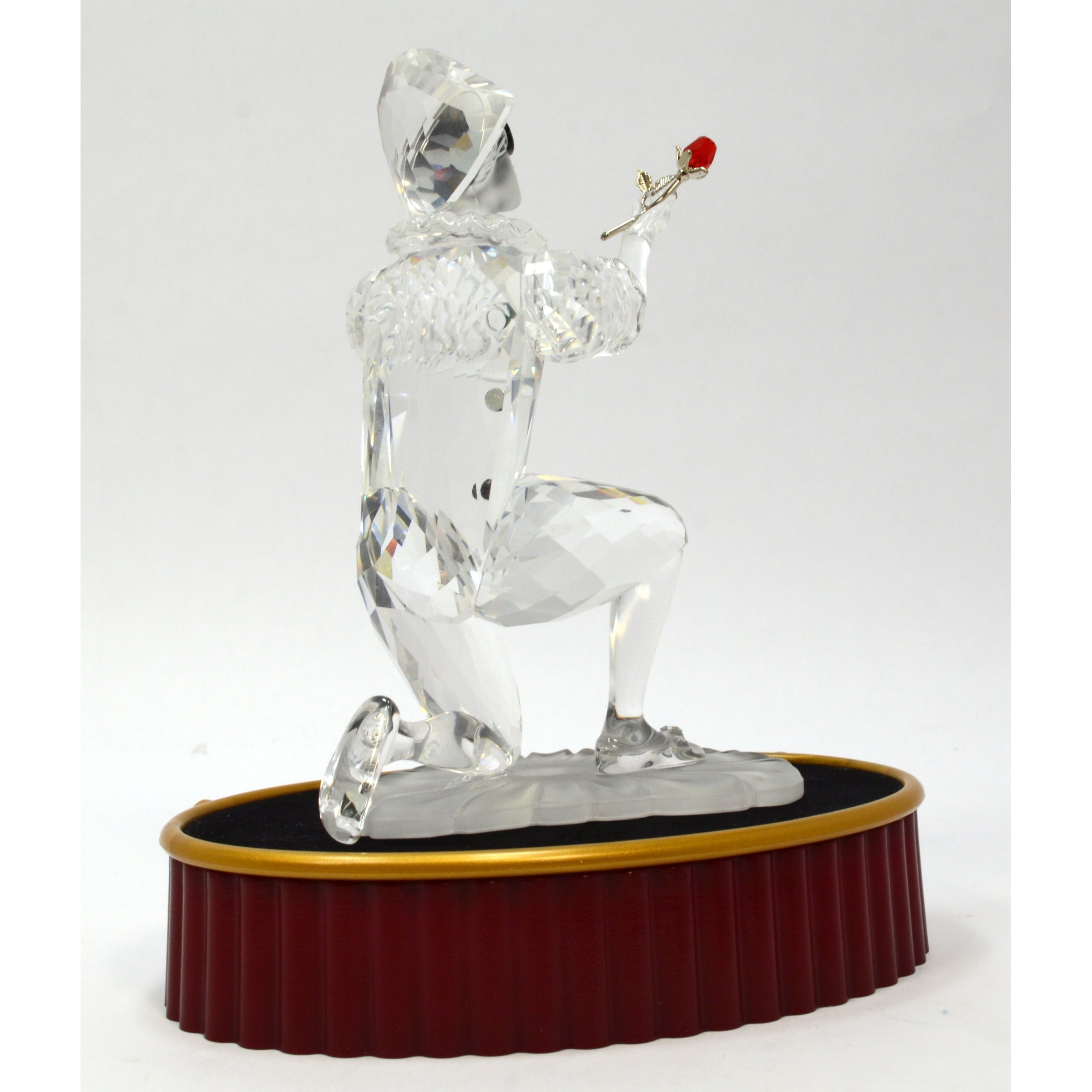 2001 Swarovski Crystal Figurine with Stand - Masquerade Harlequin #254044 in Original Box | Collectible Home Decor & Gift for Special Occasions