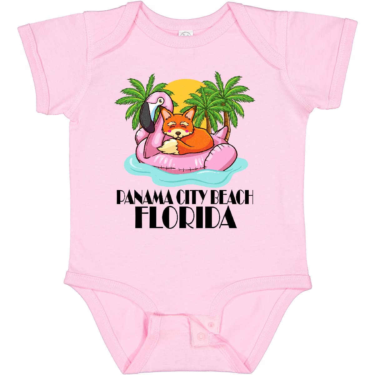 Inktastic Panama City Beach Vacation Baby Bodysuit - Cute Florida Travel Outfit for Infants & Toddlers - Perfect for Beach Trips, Family Photos & Summer Vacations