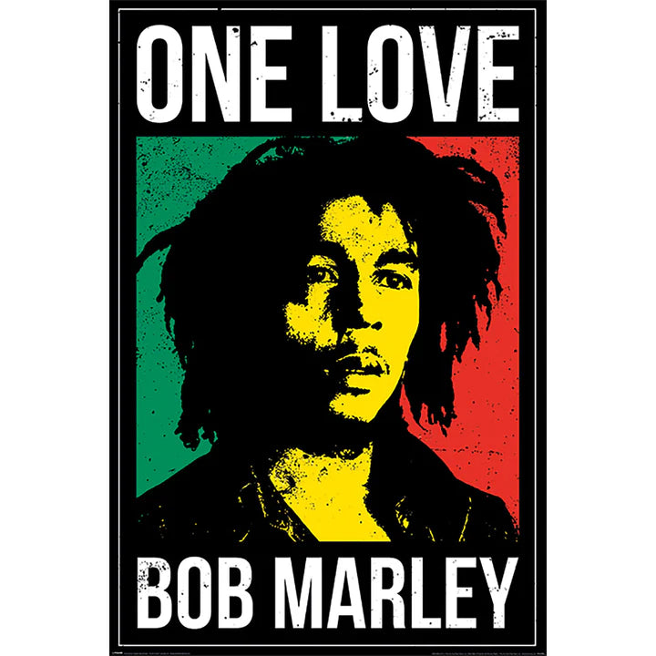 Bob Marley One Love Maxi Poster - Large High-Quality Wall Art for Reggae Fans, Music Lovers & Home Decor - Perfect for Bedrooms, Living Rooms & Music Studios