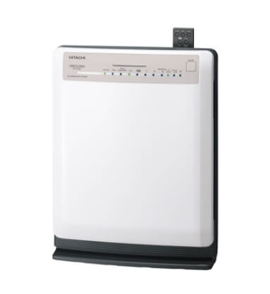 Hitachi EP PZ50J HEPA Air Purifier for Home - White | Quiet Air Cleaner for Allergies, Dust & Pet Dander | Ideal for Bedroom, Living Room & Office