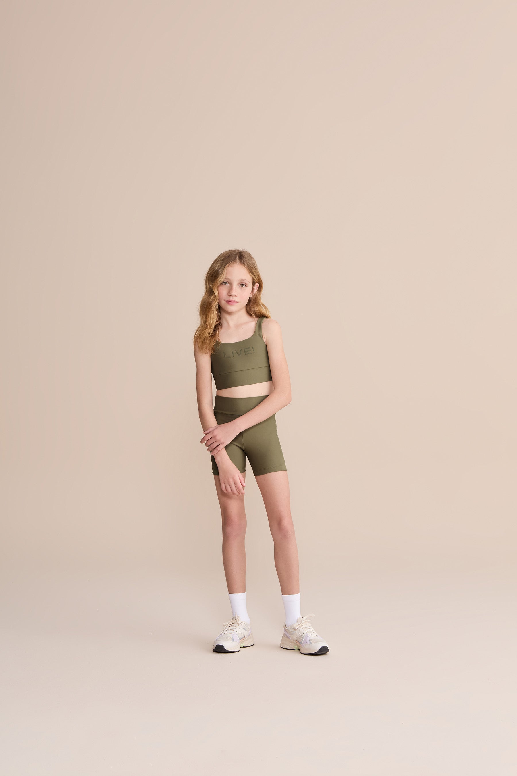Move LIVE! Kids Sports Bra - Breathable & Supportive Activewear for Girls - Perfect for Running, Gymnastics & Dance Practice