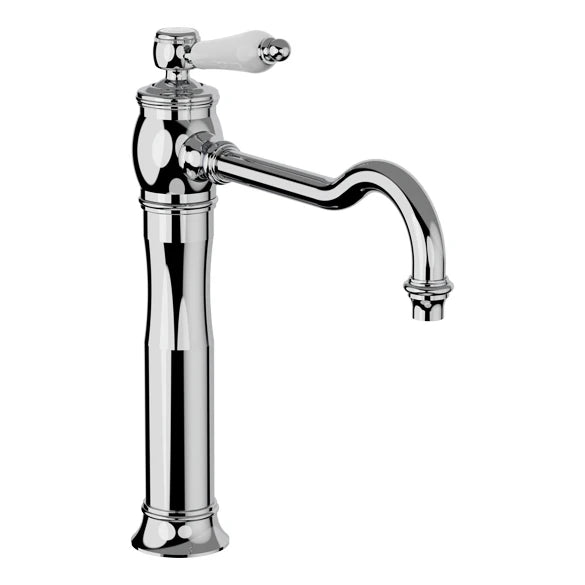 Horus Julia Single Handle Kitchen Faucet - Modern Chrome Finish for Sink, Dishwashing & Cooking | Perfect for Home, Restaurant & Commercial Use