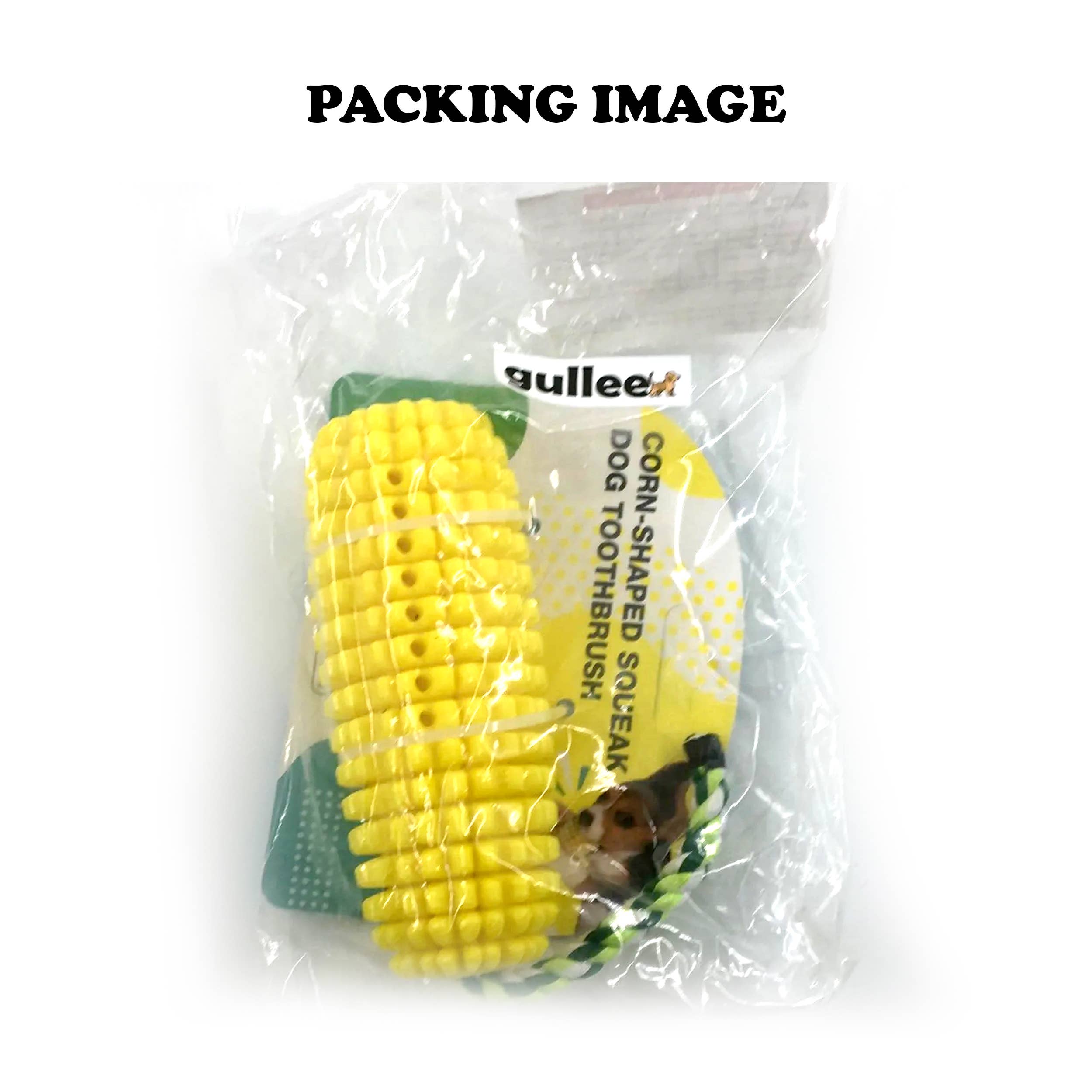 Natural Cornstarch Dog Chew Toys - Safe Teeth Cleaning Toothbrush for Puppies & Small Dogs - Eco-Friendly Pet Dental Care - Perfect for Teething, Training, and Playtime