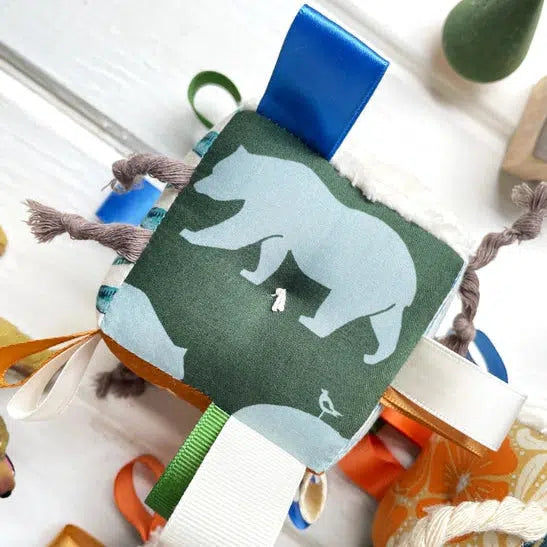 Handmade Soft Sensory Blocks for Babies & Toddlers - The Bird + Elephant by 3 River Bear | Montessori Learning Toys, Sensory Play, Early Childhood Development Gifts