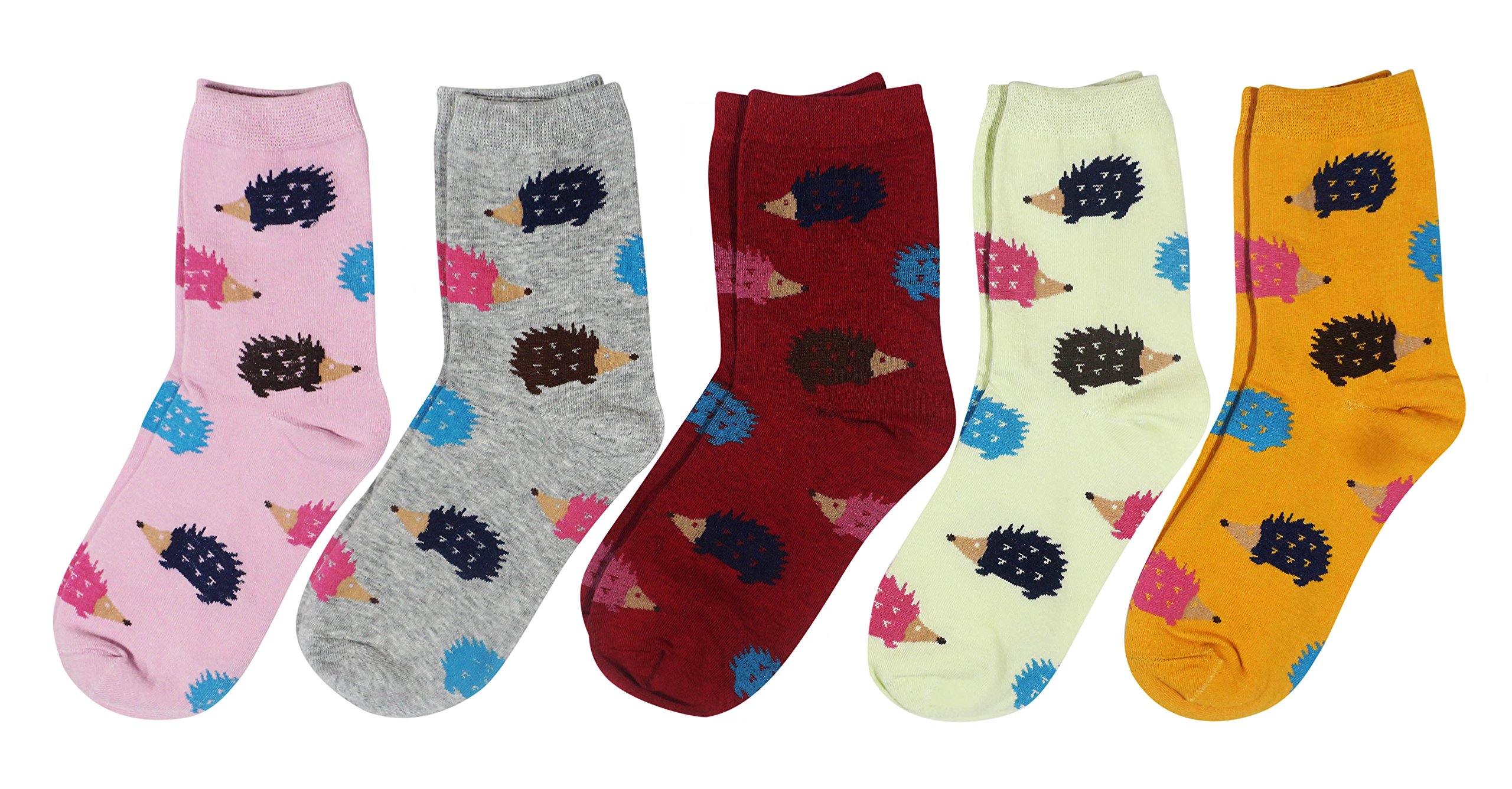 Cansok Women's Novelty Dress Crew Socks - Fun & Comfortable Casual Socks for Work, School, and Everyday Wear