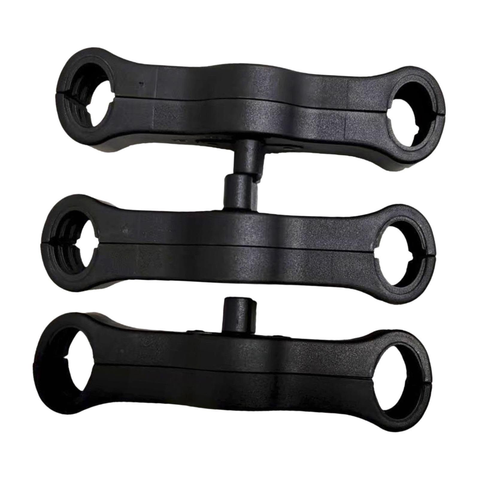 3Pcs Twin Stroller Connectors - Detachable & Easy to Use Stroller Coupler for Twins, Universal Pram Bush Insert - Perfect for Travel, Shopping & Outdoor Activities with Two Babies