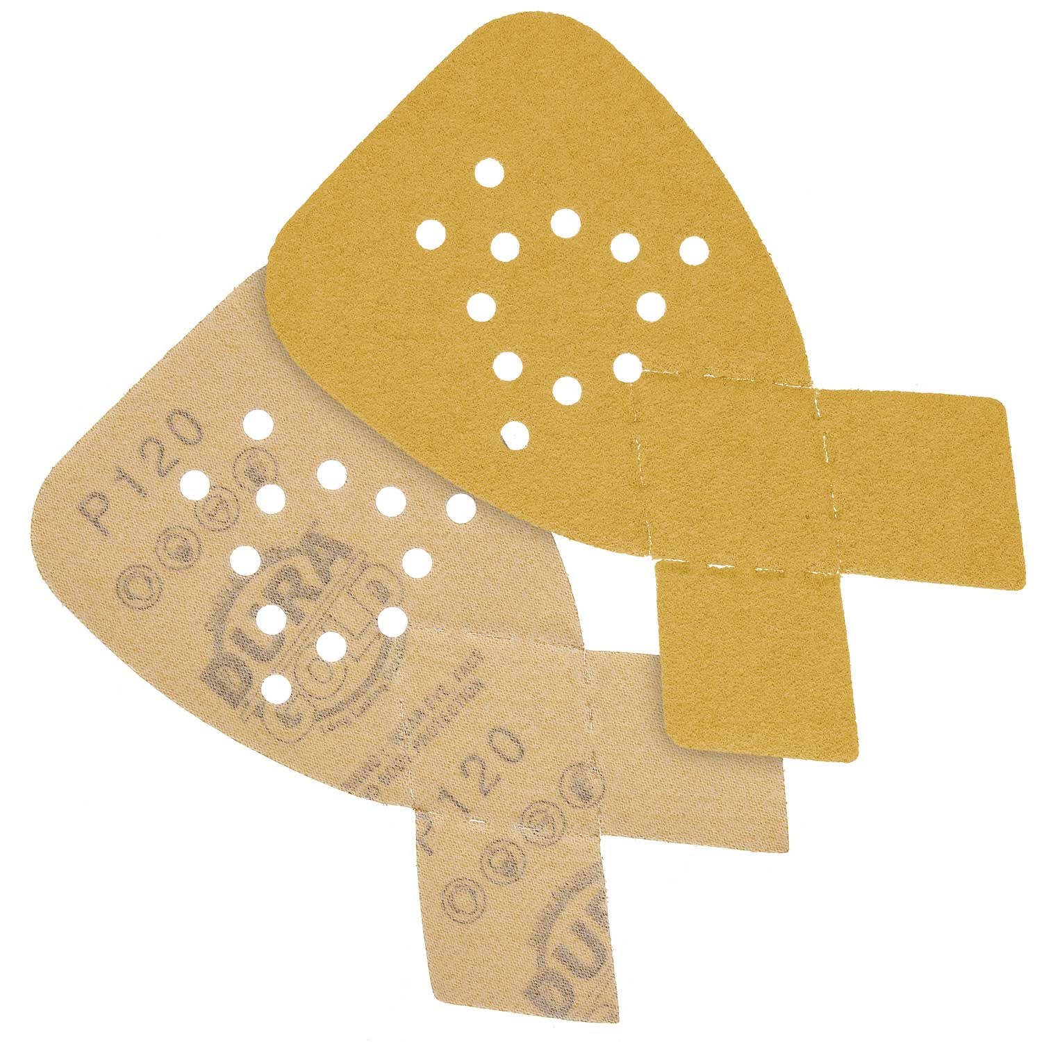 120 Grit 12 Hole Hook & Loop Sanding Discs for Mouse Sanders - 24 Pack | Perfect for Woodworking, Metal Polishing & DIY Projects