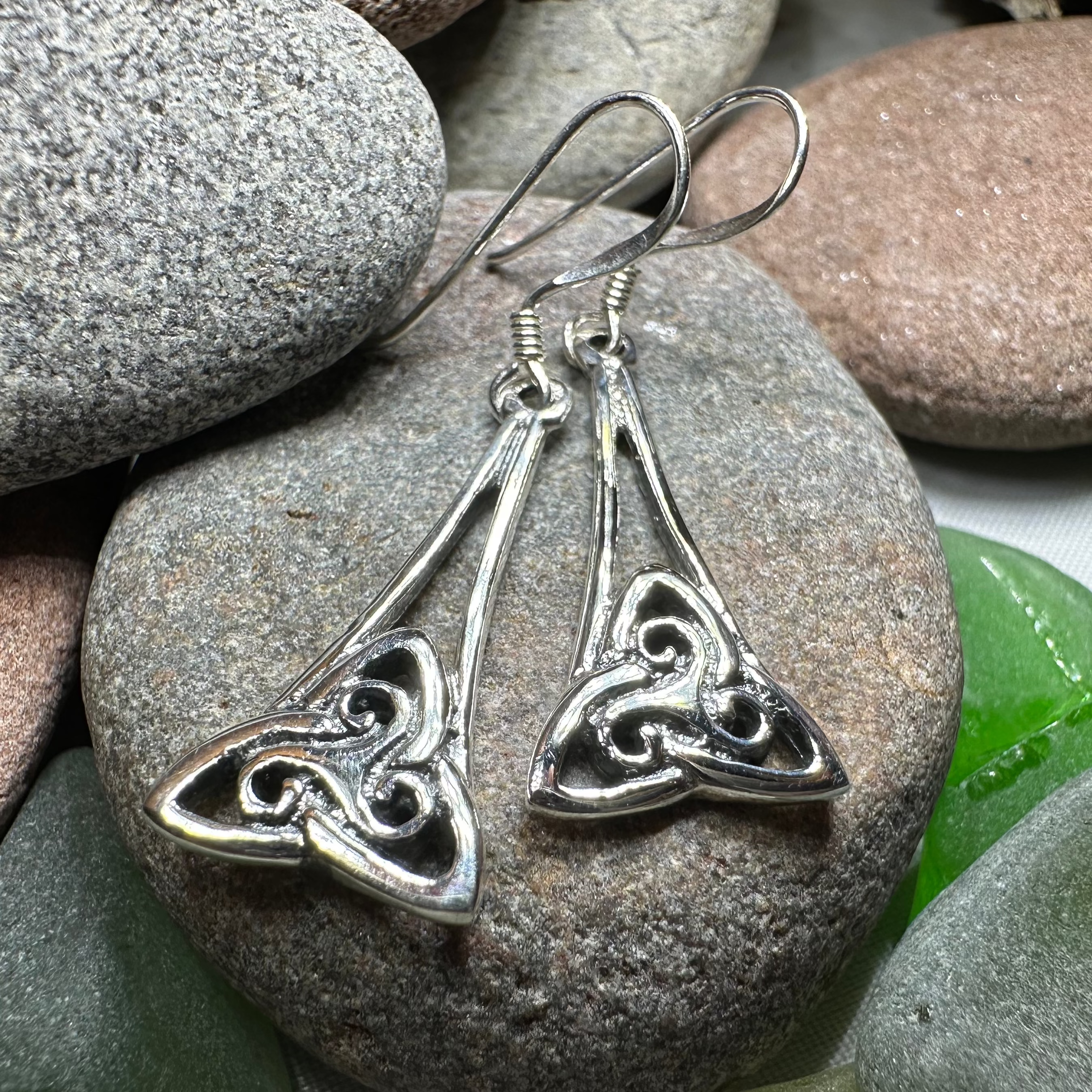 Celtic Knot Earrings for Women - Elegant Irish Design Sterling Silver Dangle Earrings | Perfect for St. Patrick's Day, Weddings & Celtic-Themed Events