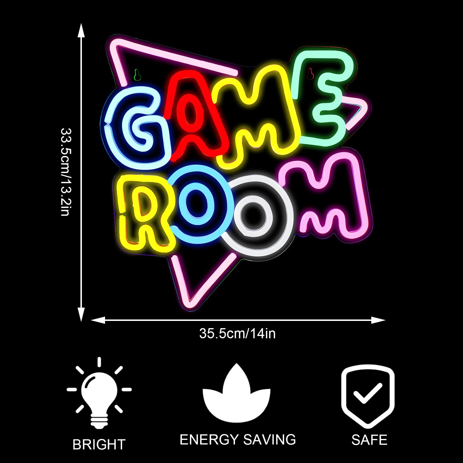 Gamer Neon Signs 13.2x14