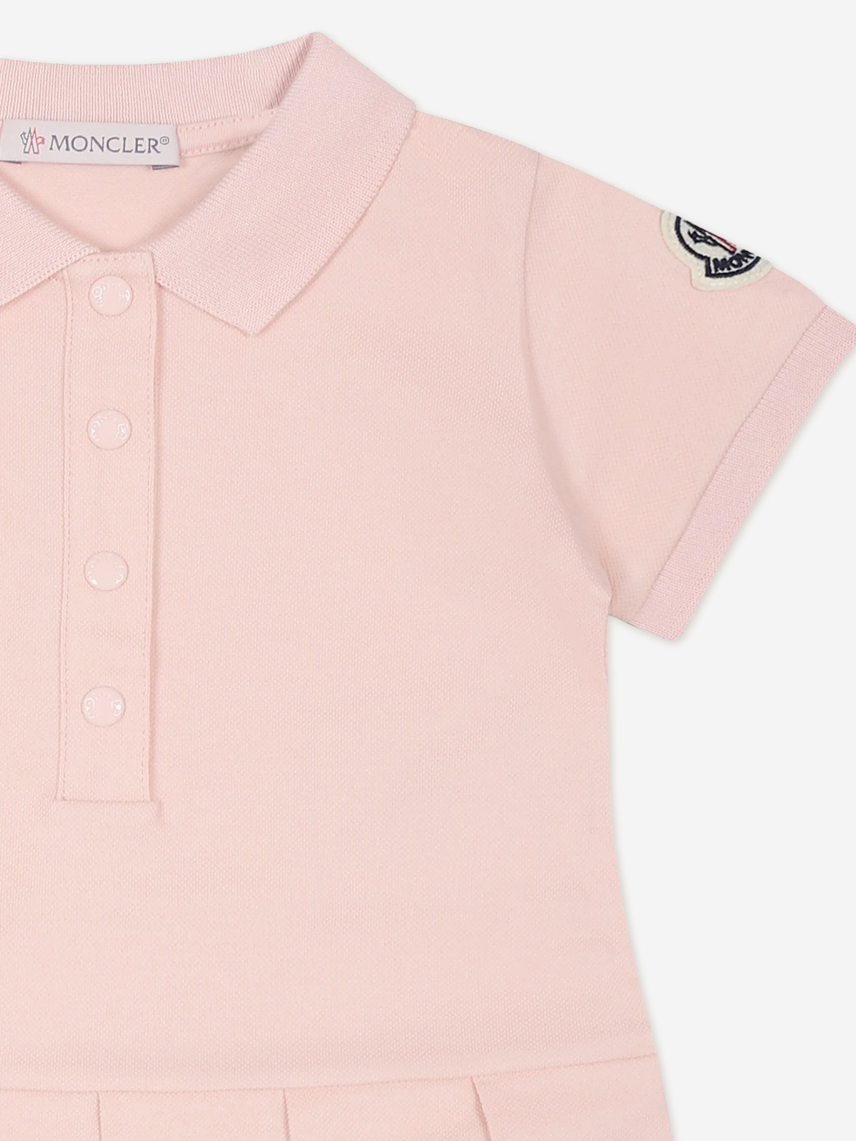 Pink Baby Girls Polo Dress - Cute & Comfortable Outfit for Playdates, Parties & Everyday Wear