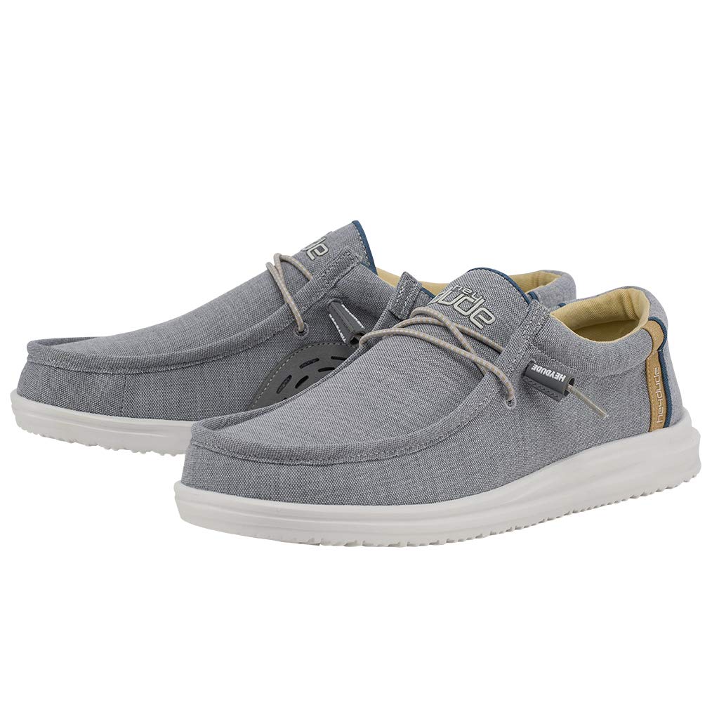 Hey Dude Men's Wally Funk Lace-Up Loafers - Comfortable Lightweight Casual Shoes for Men | Perfect for Walking, Travel & Everyday Wear