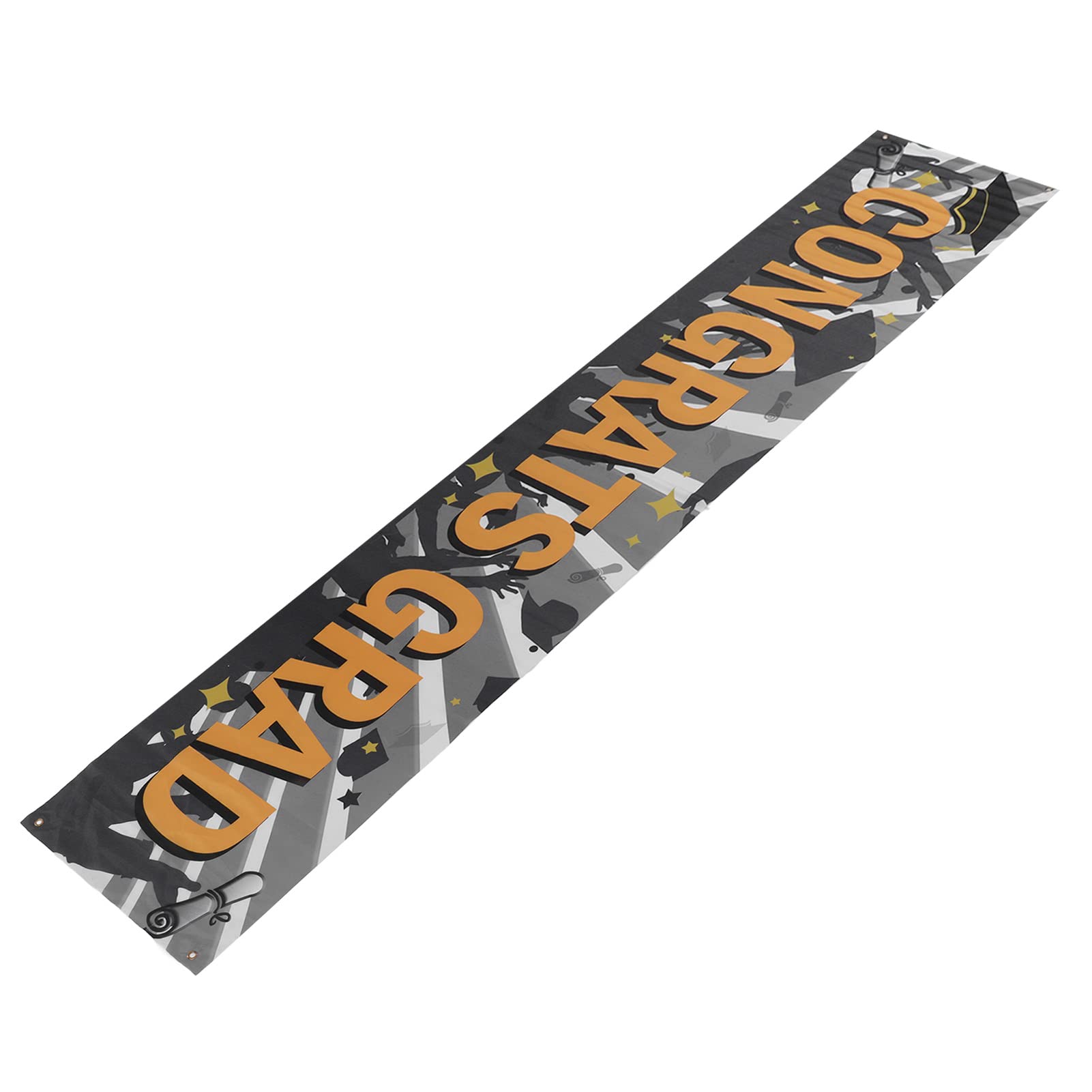 Eco-Friendly Graduation Banners with 4 Loops - Universal Decor for Graduation Parties & Commencement Celebrations - Perfect for School, College & University Events